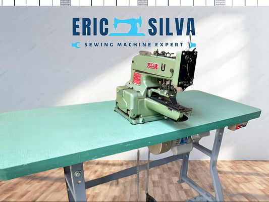 Lewis 200-1 Industrial Button Sewing Machine - Refurbished