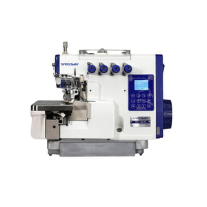 SPEEDWAY SW7-5D 5 Thread Smart Overlock Machine with Smart Automatic Material Adjustment Assembled with Table and Stand Included