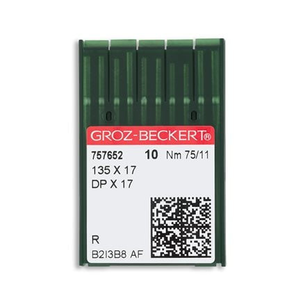 Groz-Beckert Regular Point Straight Stitch Industrial Machine Needles - 135x17, DPx17 - 10/Pac