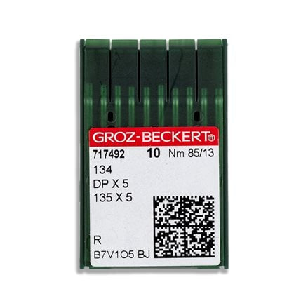 Groz-Beckert Regular Point Straight Stitch Industrial Machine Needles - 134, DPx5, 135x5 - 10/Pack