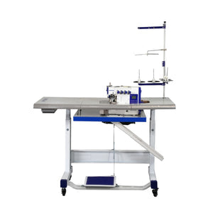 SPEEDWAY SW7-4D 4 Thread Smart Overlock Machine with Smart Automatic Material Adjustment Assembled with Table and Stand Included