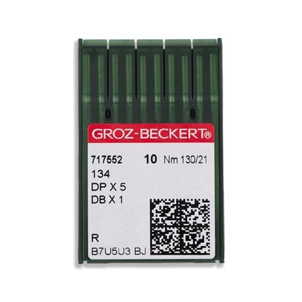 Groz-Beckert Regular Point Straight Stitch Industrial Machine Needles - 134, DPx5, 135x5 - 10/Pack