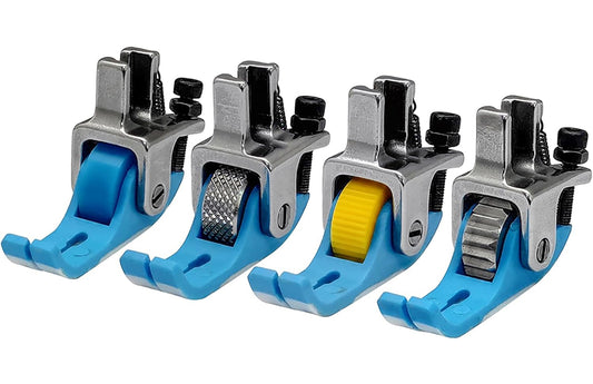 Narrow Roller Presser Foot for Industrial Single Needle Lockstitch Sewing Machine
