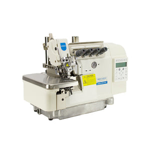 SPEEDWAY SW 953-13-ED3 4 Thread Overlock with Vacuum Full Function Industrial Sewing Machine Assembled with Direct Servo Motor, Fully Submerged Table Setup