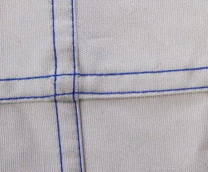 SIRUBA FA007-264 2 Needle Feed of the Arm Chainstitch For Shirts Industrial Sewing Machine Assembled with Servo Motor, Table and Stand Included