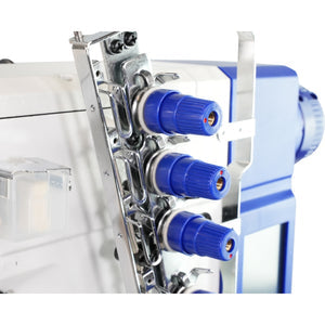 SPEEDWAY SW 562/01CB UTE 3 Needle Flatbed Coverstitch Full Function Industrial Sewing Machine Assembled with Fully Submerged Table and Stand Included With Wheels