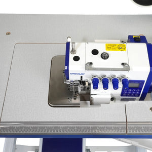 SPEEDWAY SW7-5D 5 Thread Smart Overlock Machine with Smart Automatic Material Adjustment Assembled with Table and Stand Included