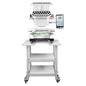 SPEEDWAY® BF-1500 15 Needle Computerized Embroidery Machine 360×200mm (14.2 × 7.9inch) Multi-Color High Speed Automatic Thread Trimming and Color Change Touchscreen USB Input Complete Assembled with Table and Stand Included
