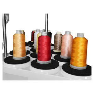 SPEEDWAY® BF-1500 15 Needle Computerized Embroidery Machine 360×200mm (14.2 × 7.9inch) Multi-Color High Speed Automatic Thread Trimming and Color Change Touchscreen USB Input Complete Assembled with Table and Stand Included