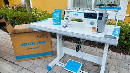 JACK A2C-C High-Speed Single Needle Lockstitch Machine with Automatic Thread Trimmer