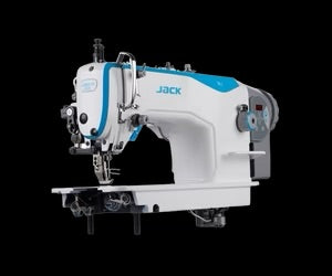 JACK H2-Z-CZ Single Needle Direct Drive Top and Bottom Feed Walking Foot Sewing Machine Assembled with Table and Stand Included