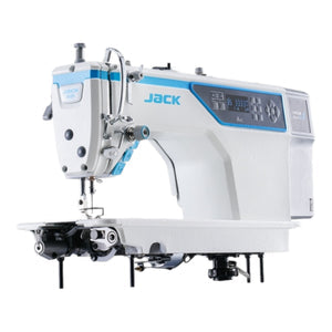 JACK A4C C AI Octopus Nine Brain Chip! Single Needle Direct Drive Fully Automatic Drop Feed Lockstitch Industrial Sewing Assembled with Table and Stand Included