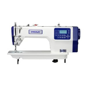 SPEEDWAY AI4 Material Recognition Automatic Direct Drive Lockstitch Sewing Machine with Electronic Tension & Thread Trimmer Complete Assembled with Table and Stand Included