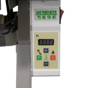 SPEEDWAY SW 82440-2 Post Bed Double Needle Walking Foot 3/8" (10mm) Heavy Duty Unison Feed Walking Foot Sewing Machine Assembled with Servo Motor, Table and Stand Included