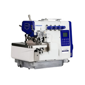 SPEEDWAY SW7-5D 5 Thread Smart Overlock Machine with Smart Automatic Material Adjustment Assembled with Table and Stand Included