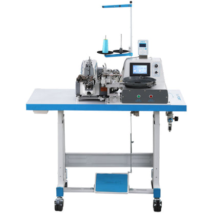 JACK JK-T373G-Z Lockstitch Buttonholing Machine With Integrated Motor Assembled with Table and Stand Included