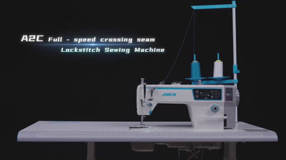 JACK A2C-C High-Speed Single Needle Lockstitch Machine with Automatic Thread Trimmer
